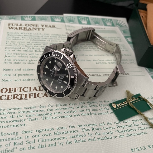 Rolex Submarine all complete with box and papers - Picture 6 of 8